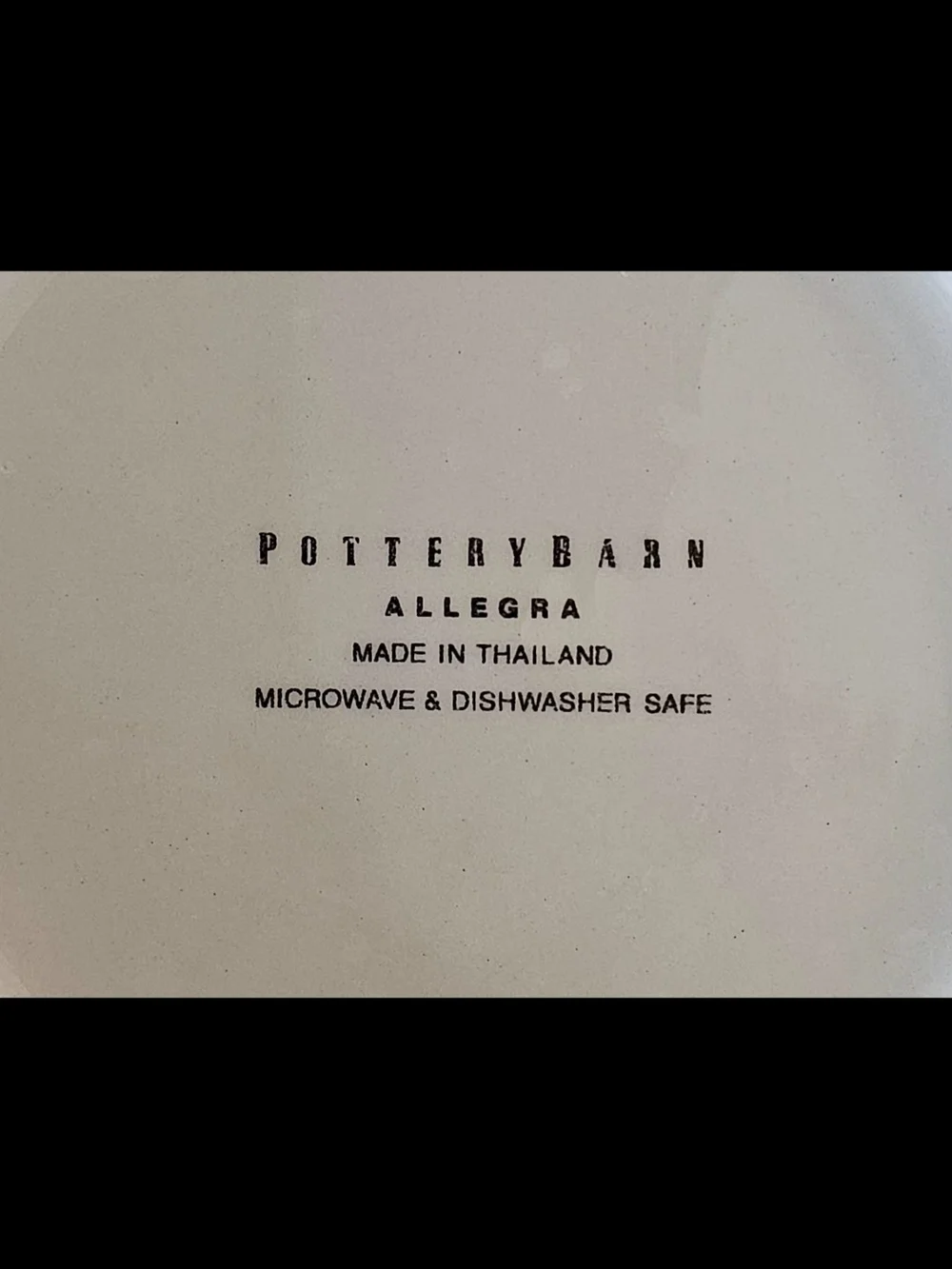 Pottery Barn Allegra 24-piece stoneware dinnerware set in excellent condition.